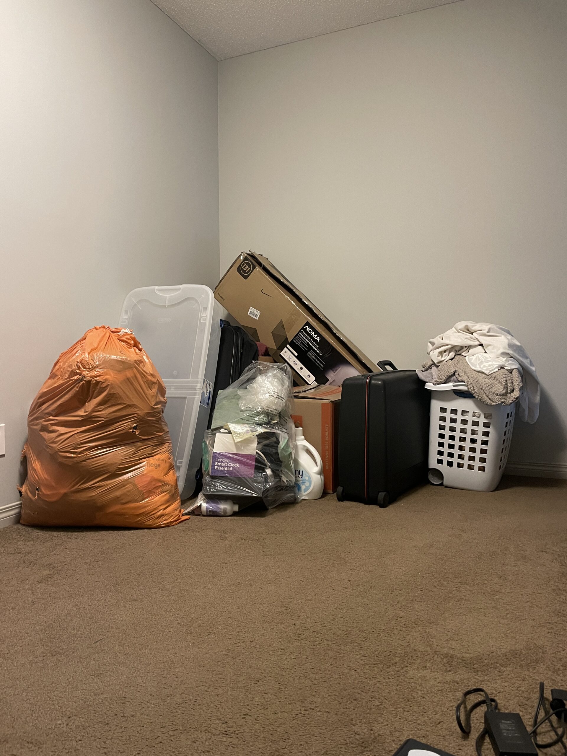 So much stuff to toss—who knew we had this much?