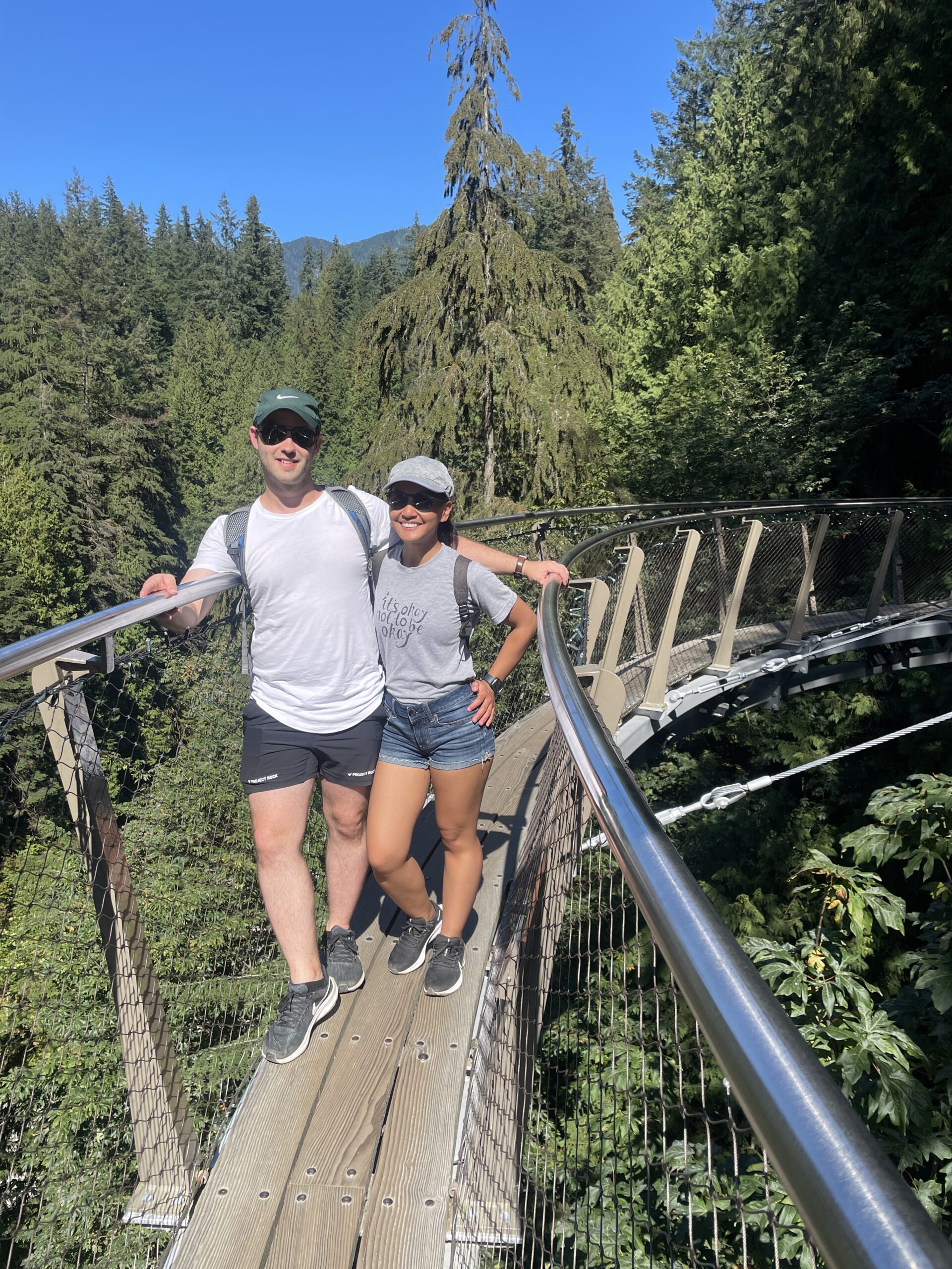 Cliffwalk: one of the most popular attractions at Capilano, offering breathtaking views as you walk along the curved, cliff-hugging pathway.